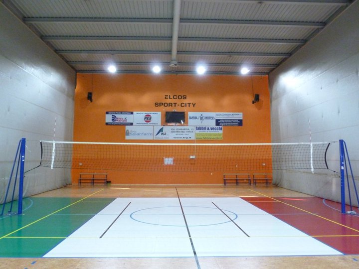 Two of the main courts that Ill be playing on. Bologna Italy. 